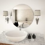 Wall Mirror 60cm Round Glass