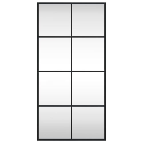 Wall Mirror Black 40x80cm Rectangle Iron - Image 3