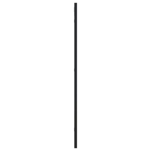 Wall Mirror Black 40x80cm Rectangle Iron - Image 4