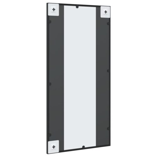 Wall Mirror Black 40x80cm Rectangle Iron - Image 5