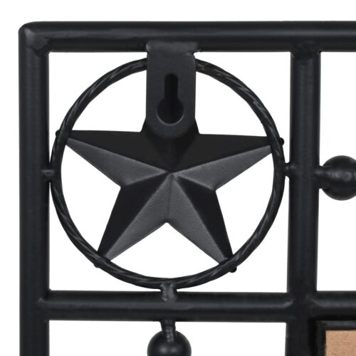 Wall Mirror Rectangular 50x80cm Black - Image 5