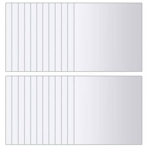 48x Square Tiles Wall Mirror Bathroom Living Dining Room Hallway Accent Decor - Image 2