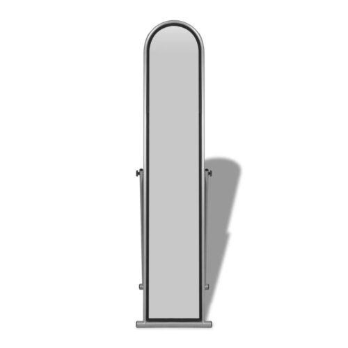 Free Standing Floor Mirror Full Length Rectangular Grey - Image 2
