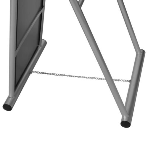 Free Standing Floor Mirror Full Length Rectangular Grey - Image 5