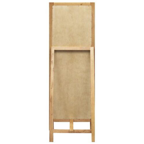 Freestanding Mirror 48x46.5x150cm Solid Oak Wood - Image 4