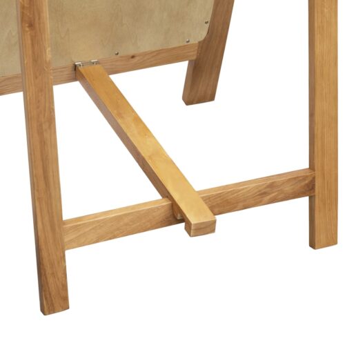 Freestanding Mirror 48x46.5x150cm Solid Oak Wood - Image 5