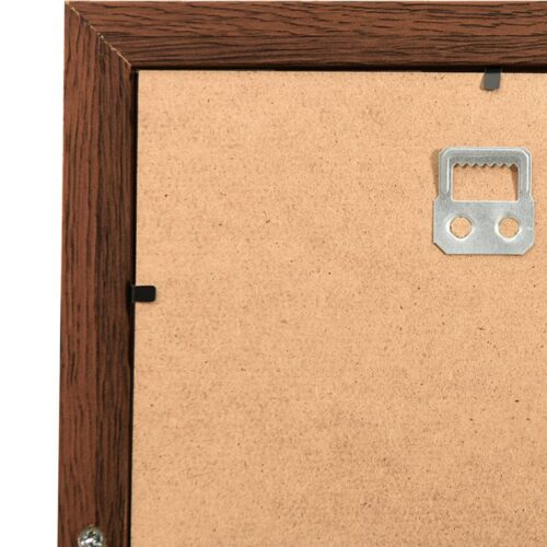 10 Pictures Collage Photo Frame 13x18cm Dark Brown MDF - Image 5