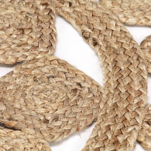 Handmade Rug Braided Jute 90cm - Image 5