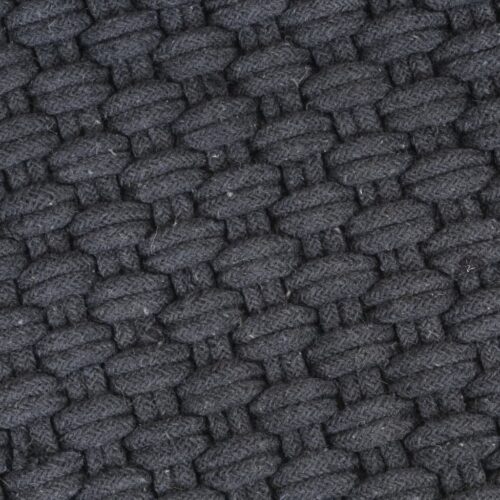Rug Rectangular Anthracite 120x180cm Cotton - Image 5