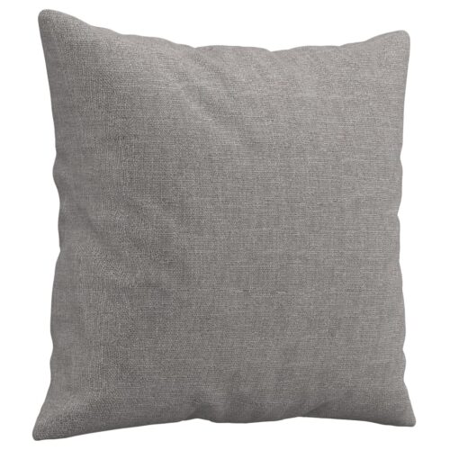 Throw Pillows 2pcs Light Grey 40x40cm Fabric - Image 3