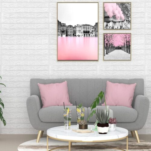3D Wallpaper Bricks Self-adhesive 20pcs White - Image 8