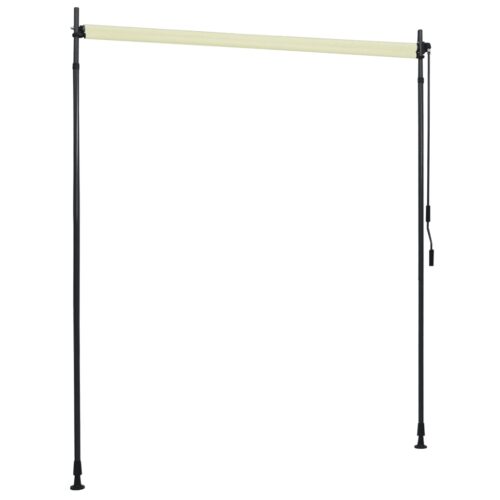 Outdoor Roller Blind 200x270cm Cream - Image 5