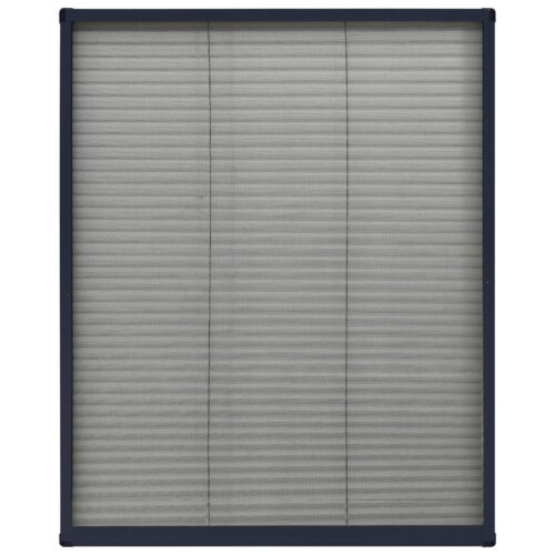 Plisse Insect Screen for Windows Aluminium Anthracite 60x80cm - Image 5