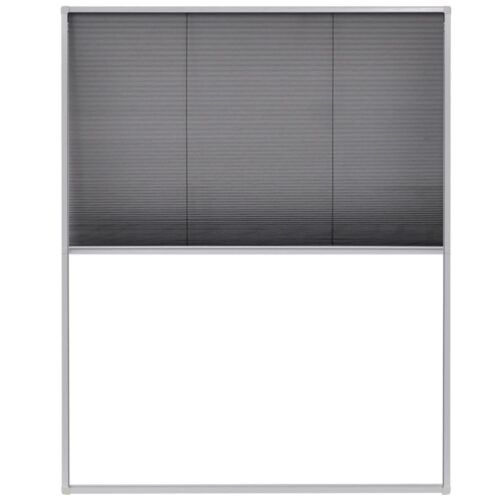 Plisse Insect Screen for Windows Aluminium 80x100cm