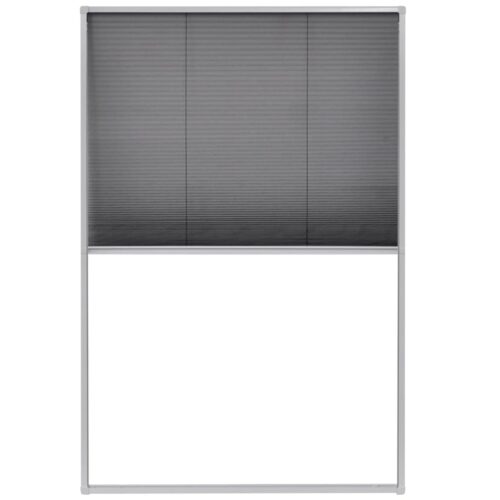 Plisse Insect Screen for Windows Aluminium 80x120cm - Image 2