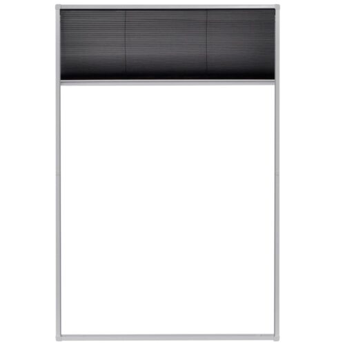 Plisse Insect Screen for Windows Aluminium 80x120cm - Image 3