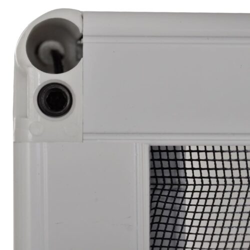 Plisse Insect Screen for Windows Aluminium 80x120cm - Image 5