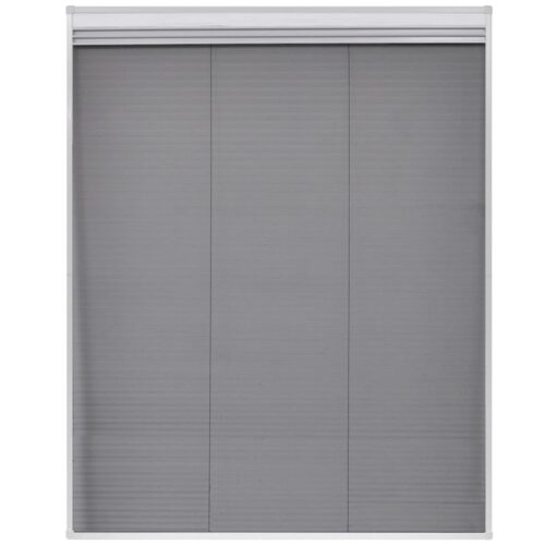 Plisse Insect Screen for Windows Aluminium 80x100cm with Shade - Image 4
