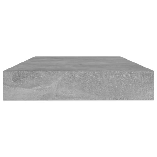 Bookshelf Boards 4pcs Concrete Grey 80x10x1.5cm Engineered Wood - Image 3