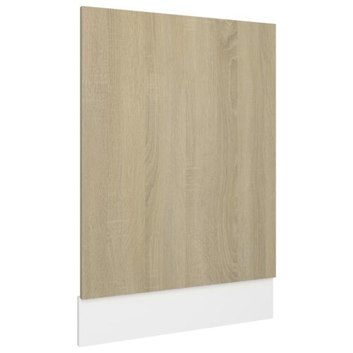 Dishwasher Panel Sonoma Oak 45x3x67cm Engineered Wood