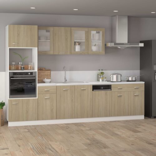 Dishwasher Panel Sonoma Oak 45x3x67cm Engineered Wood - Image 3