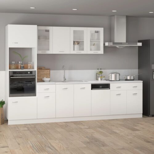 Dishwasher Panel White 45x3x67cm Engineered Wood - Image 3