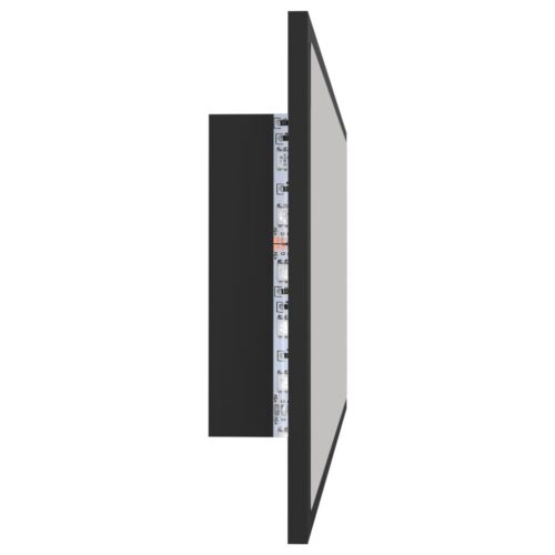 LED Bathroom Mirror Grey 90x8.5x37cm Acrylic - Image 5