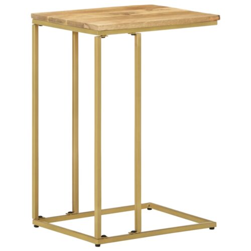 Side Table 35x45x65cm Solid Mango Wood - Image 11