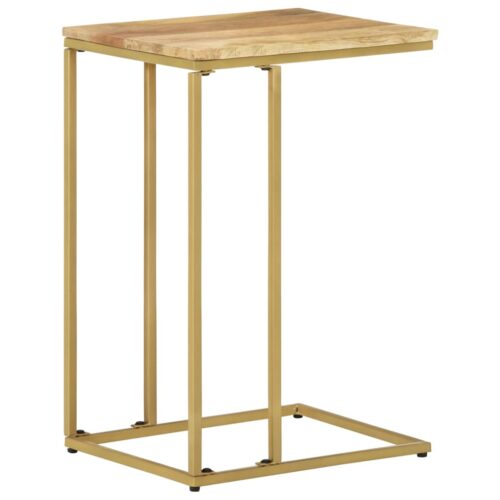Side Table 35x45x65cm Solid Mango Wood - Image 12