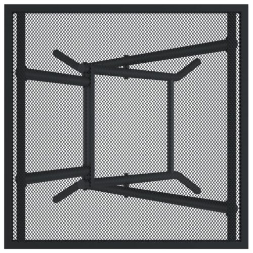 Folding Garden Table Anthracite 50x50x72cm Steel Mesh - Image 6