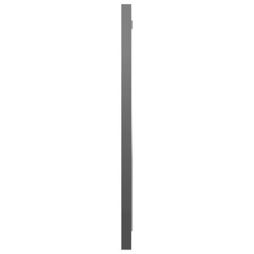 2-Piece Bathroom Furniture Set High Gloss Grey Engineered Wood - Image 10