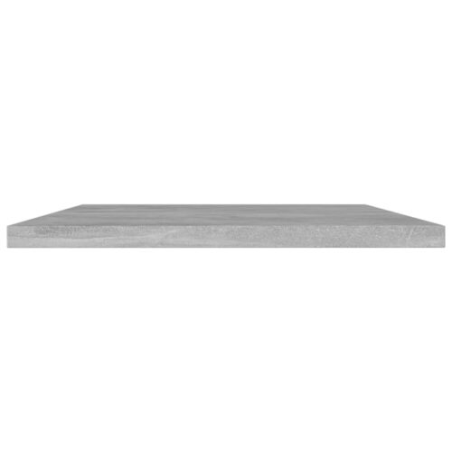 Bookshelf Boards 4pcs Concrete Grey 60x40x1.5cm Engineered Wood - Image 3