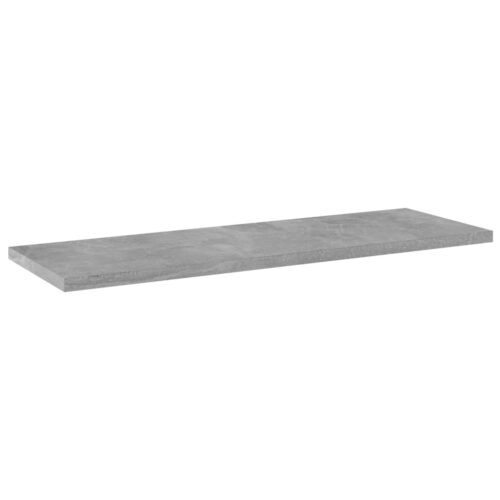 Bookshelf Boards 8pcs Concrete Grey 60x20x1.5cm Engineered Wood - Image 2