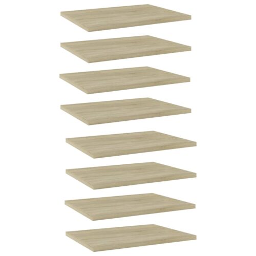 Bookshelf Boards 8pcs Sonoma Oak 40x30x1.5cm Engineered Wood - Image 6