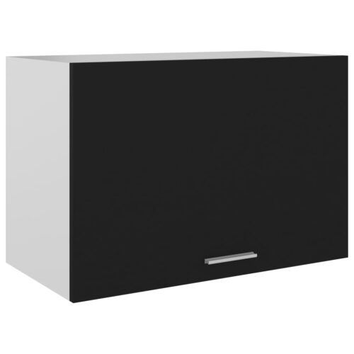 Hanging Cabinet Black 60x31x40cm Engineered Wood - Image 10