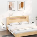 Wall-mounted Bedside Cabinets 2pcs White 35x35x20cm