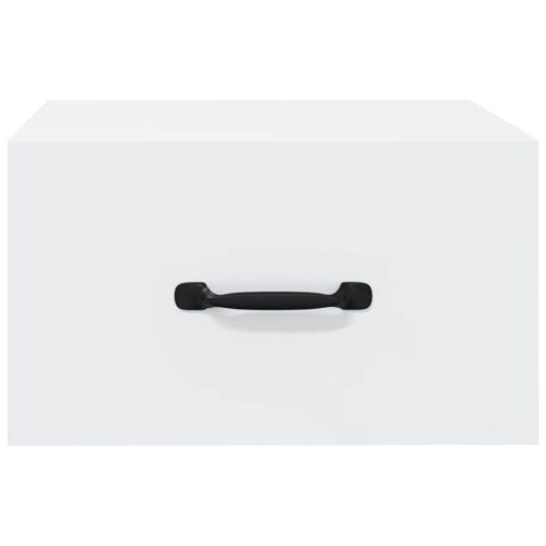 Wall-mounted Bedside Cabinets 2pcs White 35x35x20cm - Image 5