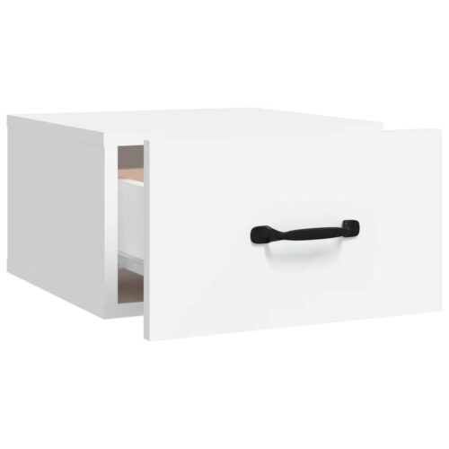 Wall-mounted Bedside Cabinets 2pcs White 35x35x20cm - Image 7