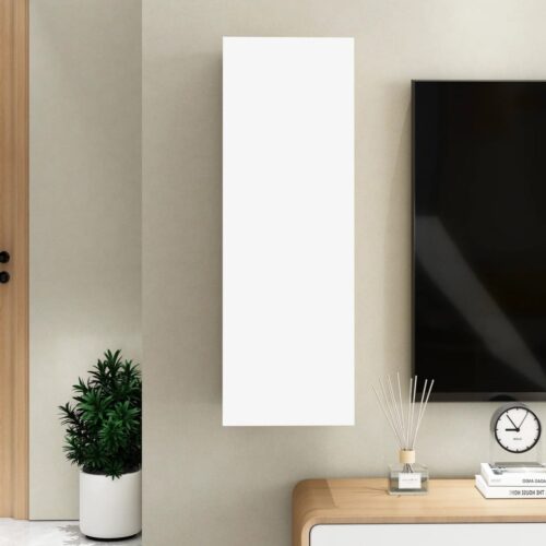 TV Cabinet White Sonoma Oak 30.5x30x90cm Engineered Wood - Image 9