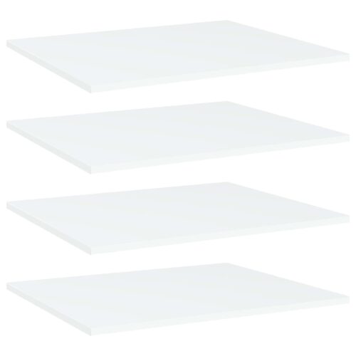 Bookshelf Boards 4pcs White 60x50x1.5cm Engineered Wood - Image 6