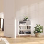 Sideboard High Gloss White 57x35x70cm Engineered Wood