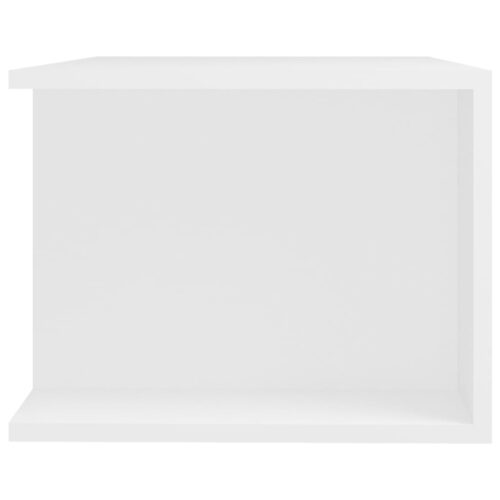 TV Cabinet with LED Lights White 90x39x30cm - Image 9