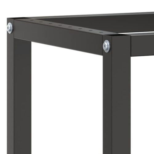 Work Bench Frame Matte Black Matte Red 210x50x79cm Metal - Image 6