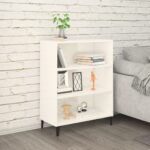 Sideboard High Gloss White 69.5x32.5x90cm Engineered Wood