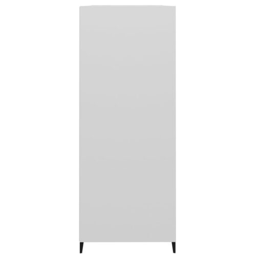 Sideboard High Gloss White 69.5x32.5x90cm Engineered Wood - Image 4