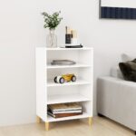 Sideboard White 57x35x90cm Engineered Wood