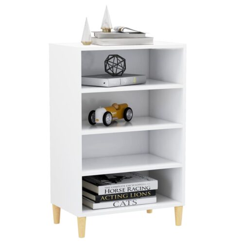 Sideboard White 57x35x90cm Engineered Wood - Image 3