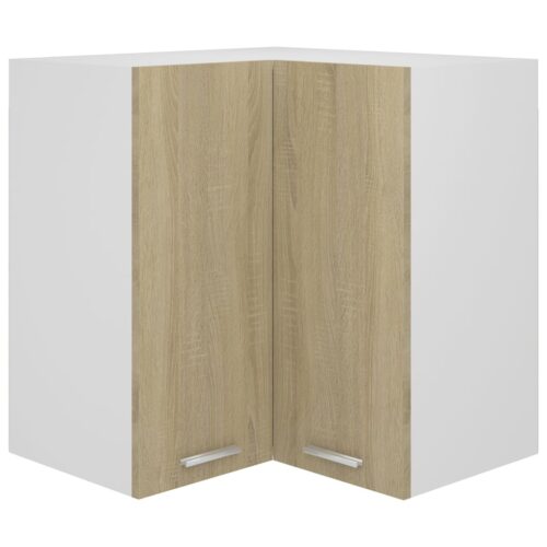Hanging Corner Cabinet Sonoma Oak 57x57x60cm Engineered Wood - Image 10