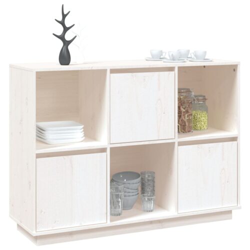 Pine Wood Sideboard Buffet Cabinet Storage Drawers Kitchen Pantry Cupboard Shelf - Image 4