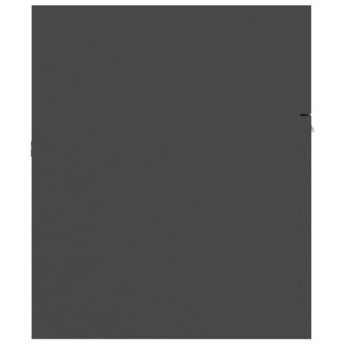 2-Piece Bathroom Furniture Set Grey Engineered Wood - Image 10